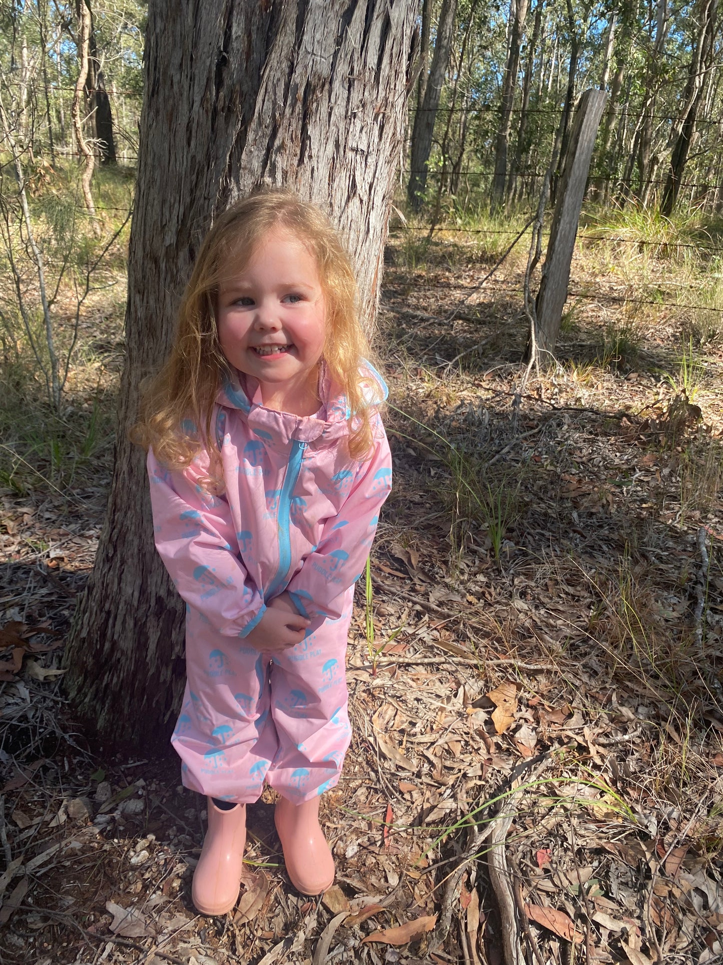 Pink Puddleplay Puddlesuit Size 2