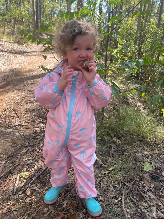 Pink Puddleplay Puddlesuit Size 1